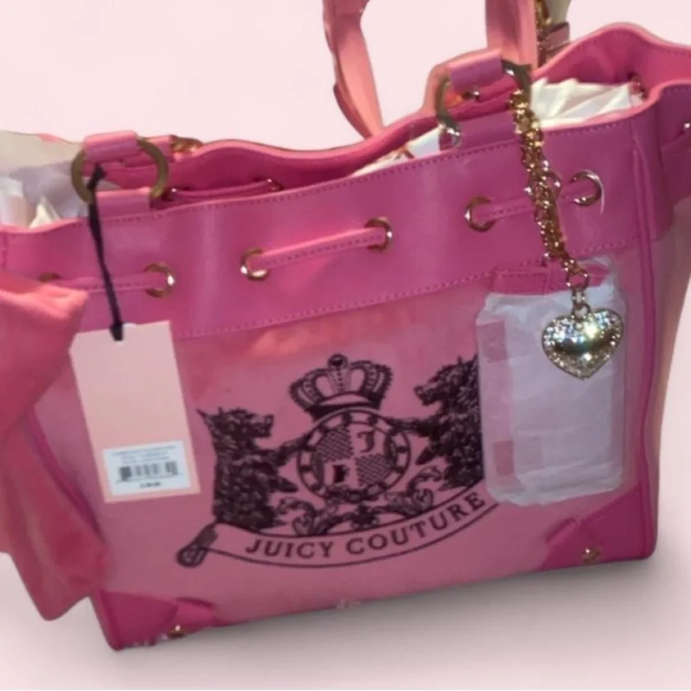 Juicy Couture Hot Pink Classic Scottie Daydreamer Bag - Picture 3 of 3